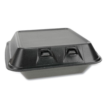 Pactiv Evergreen Smartlock Foam Hinged Containers, Medium, 8 X 8.5 X 3, Black, 150-carton freeshipping - TVN Wholesale